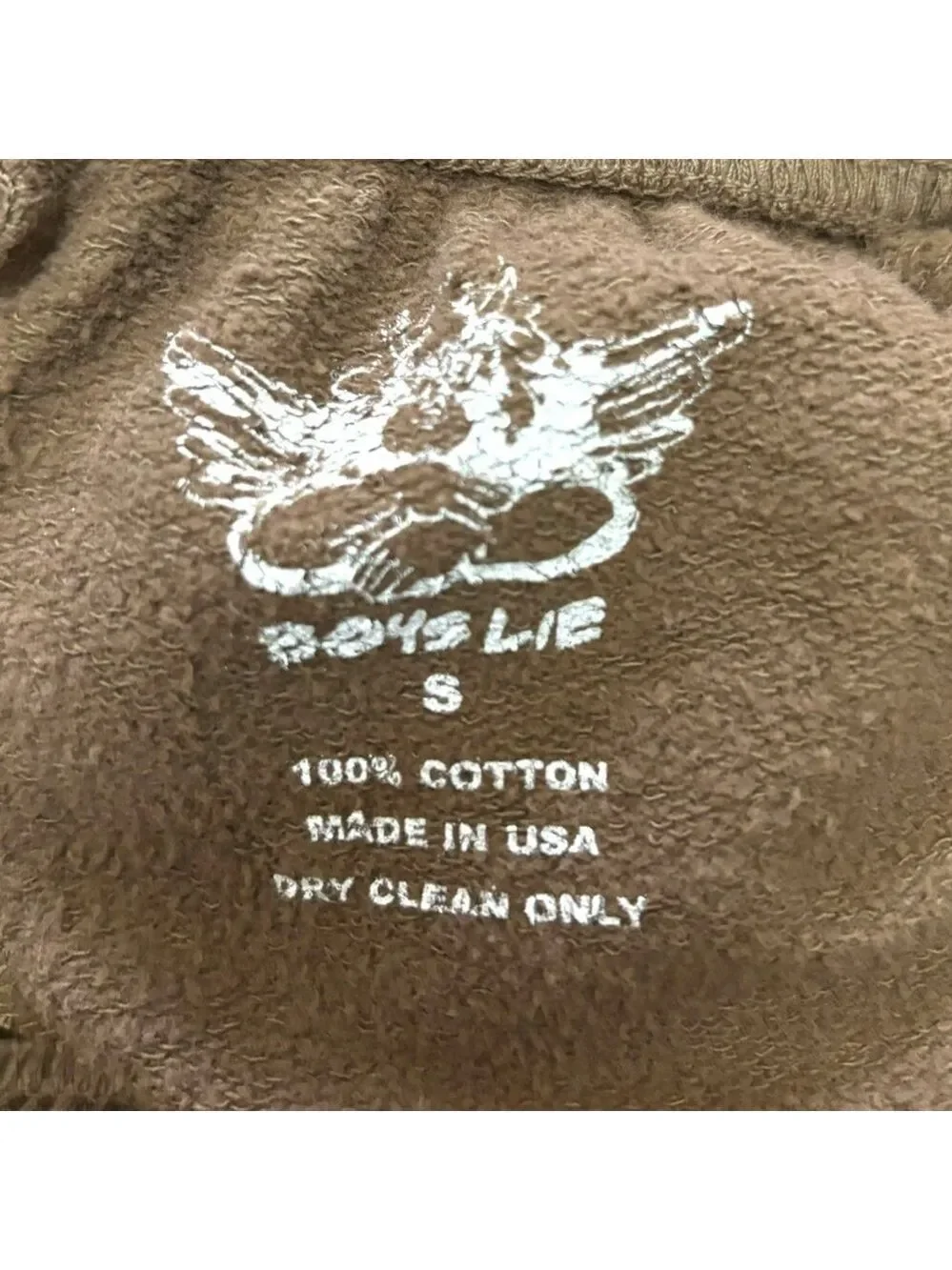 NWOT Ariel x Boys Lie Angels Muted Brown Mocha Sweatpants - Small